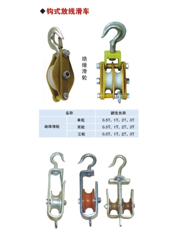 鉤式防線滑車