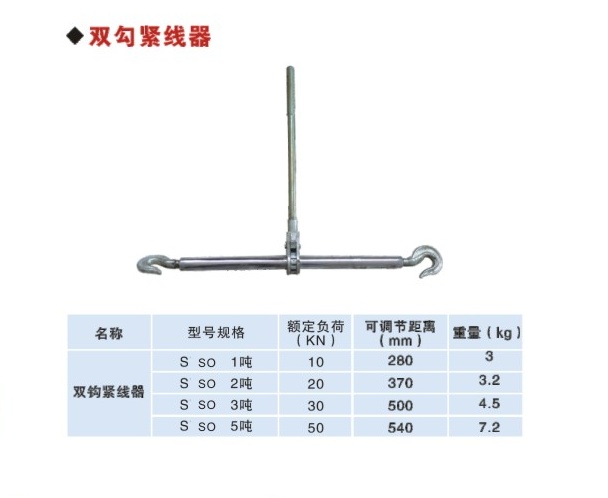 雙勾緊線器